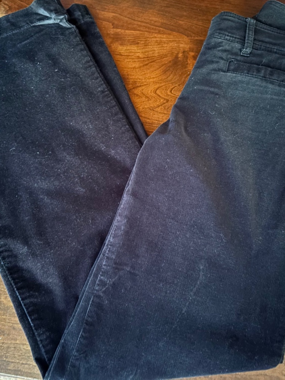 WOMENS TOMMY HILFIGER BOOTCUT CORDUROY PANTS BLACK SIZE 2